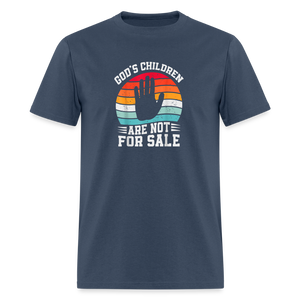 God's Children Are Not For Sale Classic T-Shirt - blue dusk