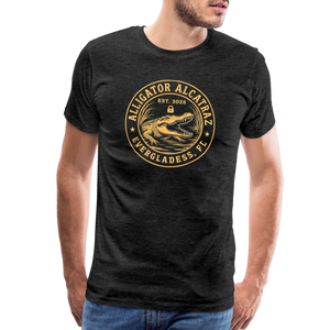Alligator Alcatraz Men's Premium T-Shirt - charcoal grey