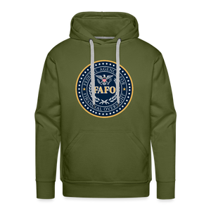 FAFO-Federal Agency for Financial Oversight Men’s Premium Hoodie - olive green