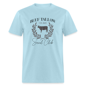 Beef Tallow Social Club Classic T-Shirt - powder blue
