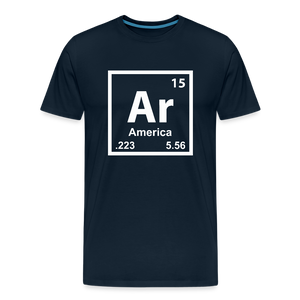 Ar – America Men's Premium T-Shirt - deep navy