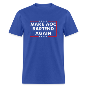 Make AOC Bartend Again Classic T-Shirt - royal blue