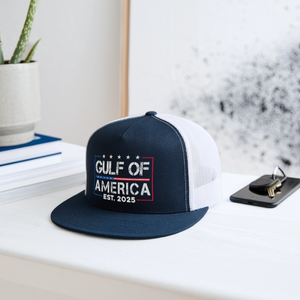 Gulf of America 2025 Trucker Hat - navy/white