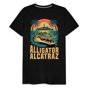 Alligator Alcatraz Men's Premium T-Shirt - black