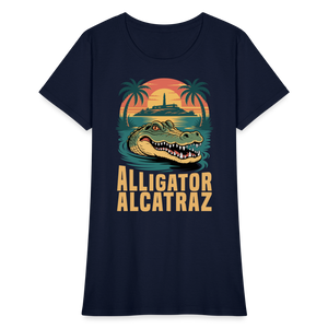Alligator Alcatraz Women's T-Shirt - navy
