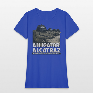 Alcatraz Gator Enforcement Women's T-Shirt - royal blue