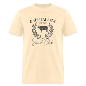 Beef Tallow Social Club Classic T-Shirt - natural