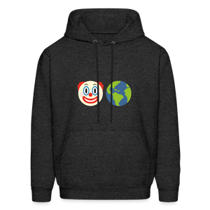 Clown World Men's Hoodie - charcoal grey