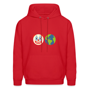 Clown World Men's Hoodie - red