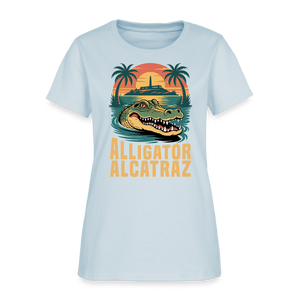 Alligator Alcatraz Women's T-Shirt - light blue