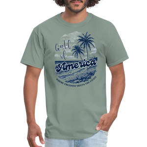 Gulf Of America -Freedom Classic T-Shirt - sage