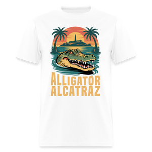 Alligator Alcatraz Classic Men's T-Shirt - white