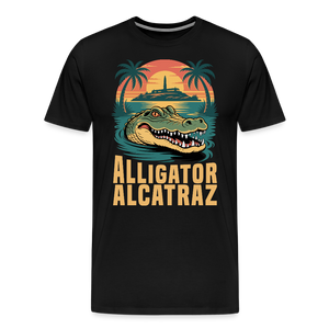 Alligator Alcatraz Men's Premium T-Shirt - black