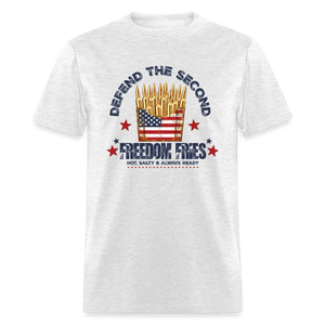 Defend The Second - Freedom Fries Classic T-Shirt - light heather gray