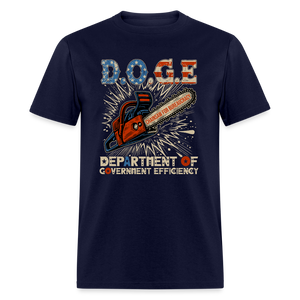 D.O.G.E. Department Of Government Efficiency Classic T-Shirt - navy