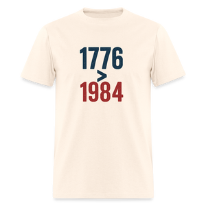 1776 > 1984 Men's T-Shirt - natural