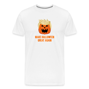 Make Halloween Great Again Men's Premium T-Shirt - white