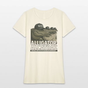Alcatraz Gator Enforcement Women's T-Shirt - off white