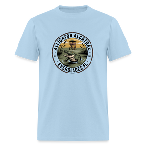 Alligator Alcatraz Everglades, Florida Unisex Classic T-Shirt - powder blue