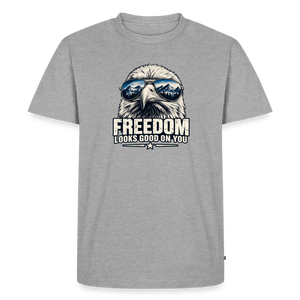 Freedom Looks Good on You Premium T-Shirt - heather grey