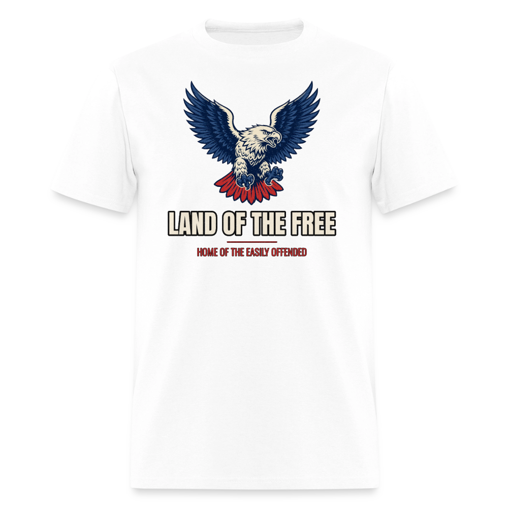 Land of the Free Eagle Classic T-Shirt - white