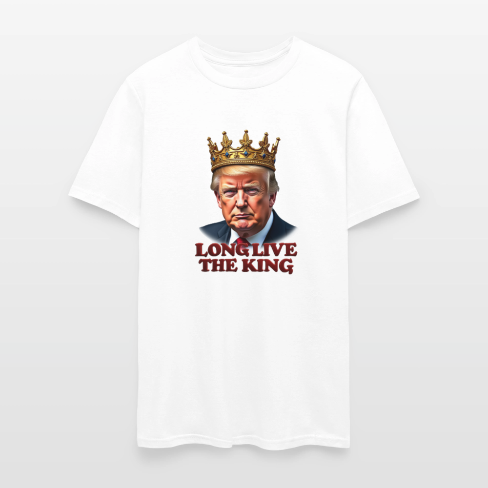 Donald Trump "Long Live The King" Unisex Classic T-Shirt - white