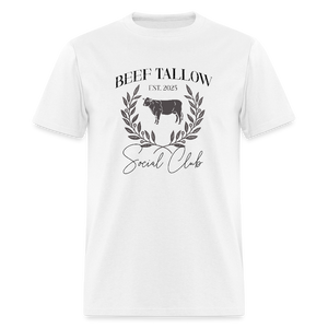 Beef Tallow Social Club Classic T-Shirt - white
