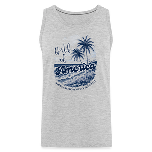 Gulf Of America - Freedom - Men’s Premium Tank - heather gray