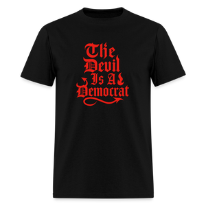 The Devil Is A Democrat T-Shirt - black