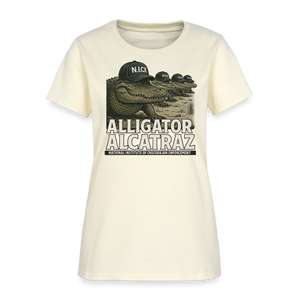 Alcatraz Gator Enforcement Women's T-Shirt - off white