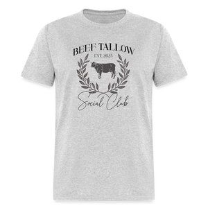 Beef Tallow Social Club Classic T-Shirt - heather gray