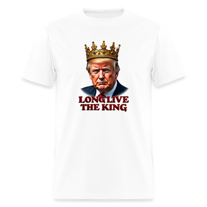 Donald Trump "Long Live The King" Unisex Classic T-Shirt - white