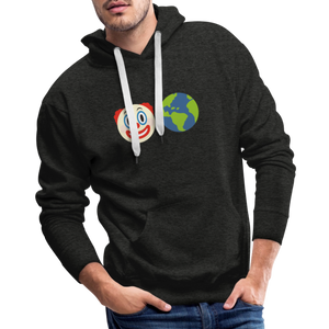 Clown World Men’s Premium Hoodie - charcoal grey