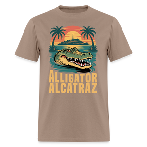 Alligator Alcatraz Classic Men's T-Shirt - brown savana