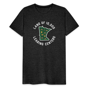 Land of 10,000 Learning Centers Funny Men's Premium T-Shirt - charcoal grey