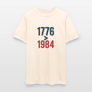 1776 > 1984 Men's T-Shirt - natural