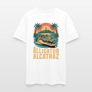 Alligator Alcatraz Classic Men's T-Shirt - white