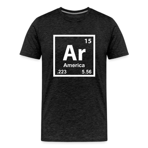 Ar – America Men's Premium T-Shirt - charcoal grey