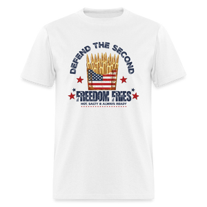 Defend The Second - Freedom Fries Classic T-Shirt - white