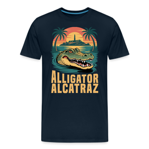 Alligator Alcatraz Men's Premium T-Shirt - deep navy