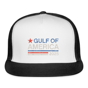 Gulf of America v4 Trucker Hat - white/black