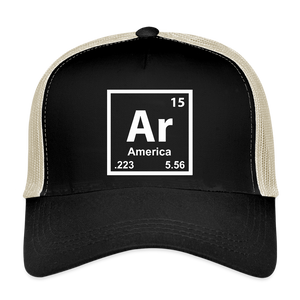 Ar – America Eco Trucker Cap - black/oyster