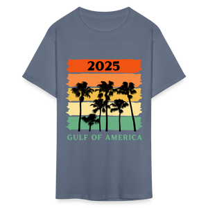 Gulf of America Palm Trees Unisex Classic T-Shirt - denim