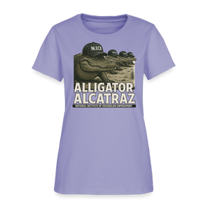 Alcatraz Gator Enforcement Women's T-Shirt - lavender