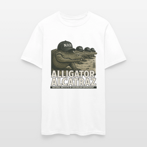 Alcatraz Gator Enforcement Men's Classic T-Shirt - white