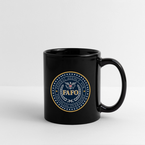 FAFO-Federal Agency for Financial Oversight Full Color Mug - black