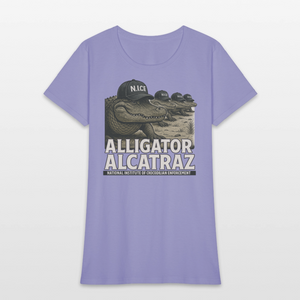 Alcatraz Gator Enforcement Women's T-Shirt - lavender