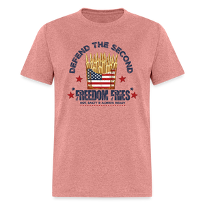 Defend The Second - Freedom Fries Classic T-Shirt - heather mauve