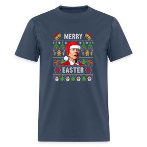 Funny Joe Biden Christmas Classic Men's T-Shirt - blue dusk