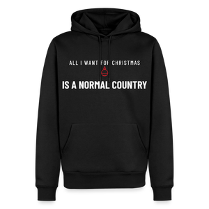 All I Want for Christmas Is a Normal Country Men’s Premium Hoodie - black